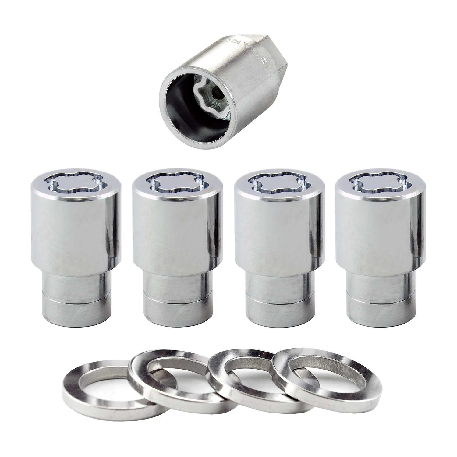 Гайка McGard секрет M14x1,5x46,2x46,2x22 пресс-шайба (RANGE ROVER) Chrome 21157 SU